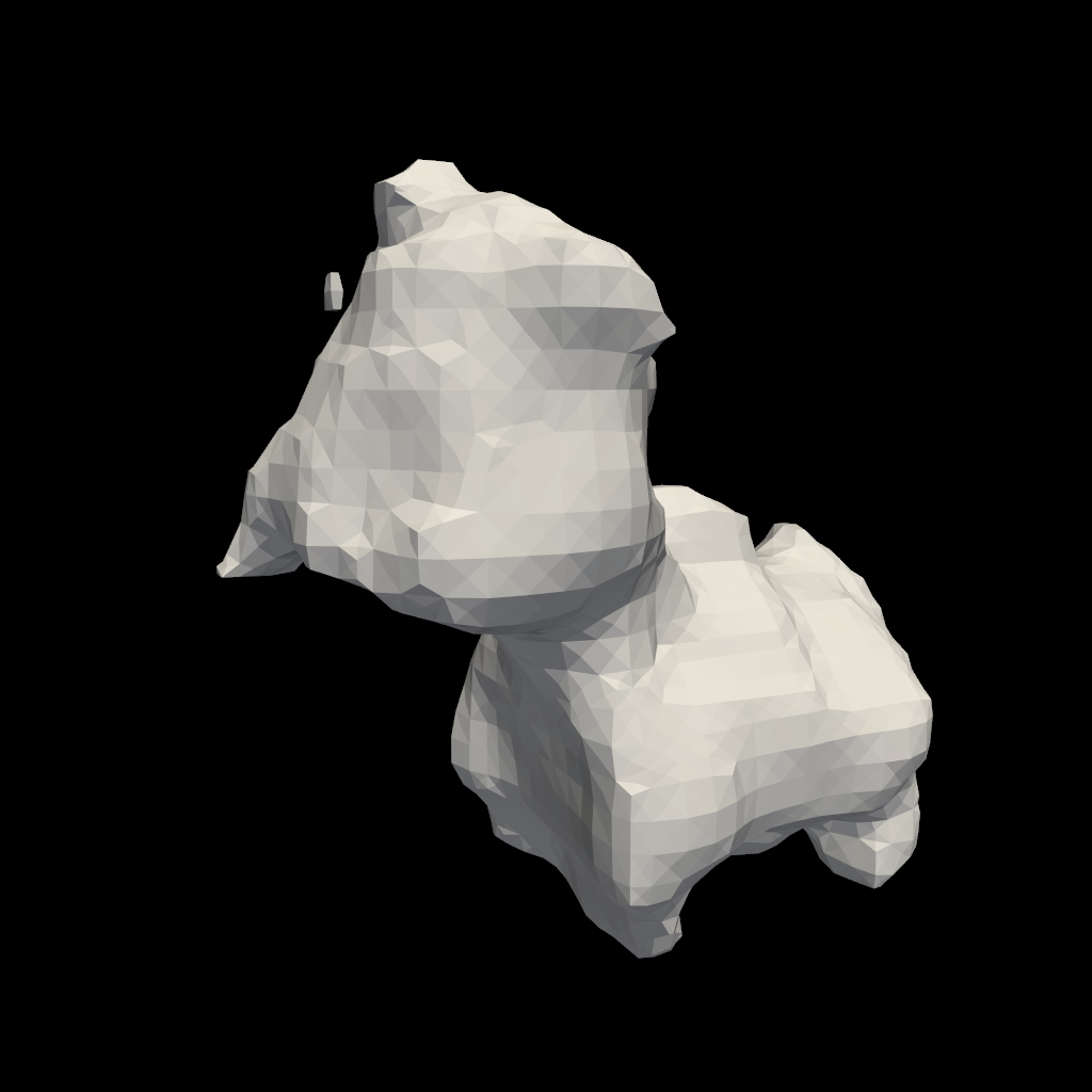Recovered 3D shape